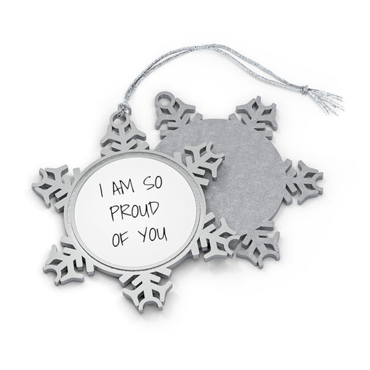 Pewter Snowflake Ornament