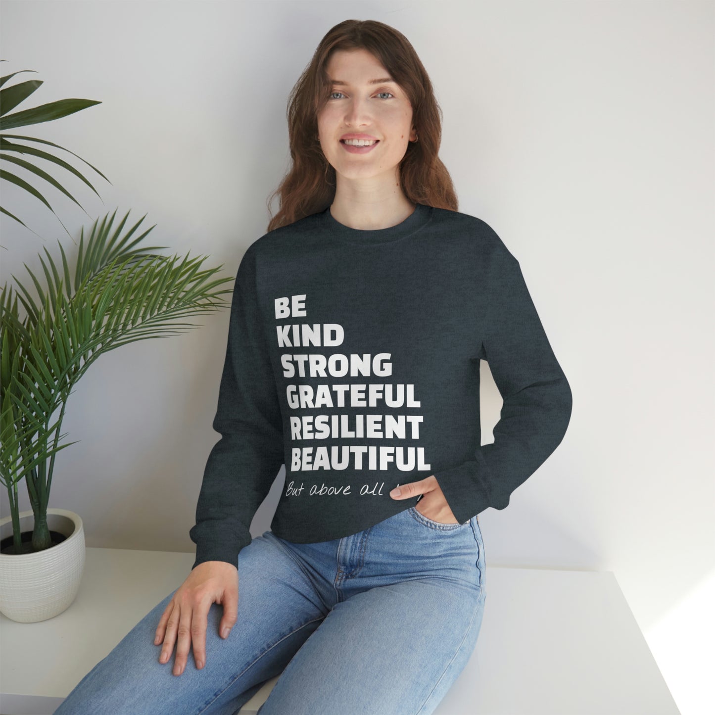 Be Yourself Unisex Heavy Blend™ Crewneck Sweatshirt